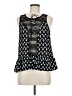 Lily Rose 100% Polyester Black Sleeveless Blouse Size M - photo 1