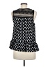 Lily Rose 100% Polyester Black Sleeveless Blouse Size M - photo 2