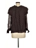 Caballero 100% Viscose Black 3/4 Sleeve Blouse Size M - photo 2