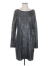 Kensie Metallic Silver Cocktail Dress Size S - photo 1
