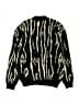 Forever 21 Animal Print Black Cardigan Size 13 - 14 - photo 2