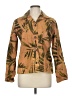 Chico's Design 100% Cotton Tropical Gold Jacket Size Med (1) - photo 1