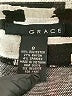 Grace Graphic Gray Casual Skirt Size 8 - photo 4