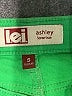 L.e.i. Color Block Green Jeans Size 5 - photo 4