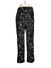 AK Anne Klein Paisley Black Casual Pants Size L (petite) - photo 2
