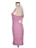 Blue Blush Solid Pink Cocktail Dress Size L - photo 5