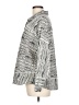 Escada 100% Cotton Silver 3/4 Sleeve Button-Down Shirt Size L - photo 5