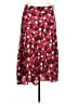 CAbi 100% Polyester Hearts Red Casual Skirt Size 10 - photo 1
