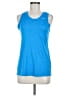 Nike 100% Polyester Blue Active Tank Size M - photo 1