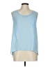 E&M Collection 100% Polyester Blue Sleeveless T-Shirt Size L - photo 1