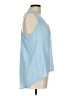 E&M Collection 100% Polyester Blue Sleeveless T-Shirt Size L - photo 4