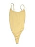 Shein Yellow Bodysuit Size 2 - photo 1