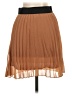 Papaya 100% Polyester Solid Brown Casual Skirt Size S - photo 2