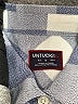 UNTUCKit Checkered-gingham Blue Long Sleeve Button-Down Shirt Size 4 - photo 7