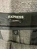 Express Chevron-herringbone Gray Dress Pants Size 5R - photo 4