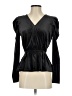Ann Taylor LOFT Black Long Sleeve Blouse Size XXS - photo 1