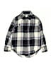 Gap Kids 100% Cotton Plaid Gray Long Sleeve Button-Down Shirt Size 4 - 5 - photo 1