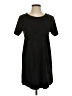 Olivaceous Solid Black Casual Dress Size S - photo 1