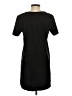 Olivaceous Solid Black Casual Dress Size S - photo 2