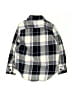 Gap Kids 100% Cotton Plaid Gray Long Sleeve Button-Down Shirt Size 4 - 5 - photo 2