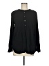 Ann Taylor LOFT 100% Rayon Black Long Sleeve Blouse Size M - photo 1