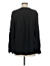 Ann Taylor LOFT 100% Rayon Black Long Sleeve Blouse Size M - photo 2