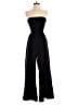 Shein Solid Black Jumpsuit Size 2 - photo 1