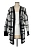 Zesica Plaid Gray Cardigan Size M - photo 1