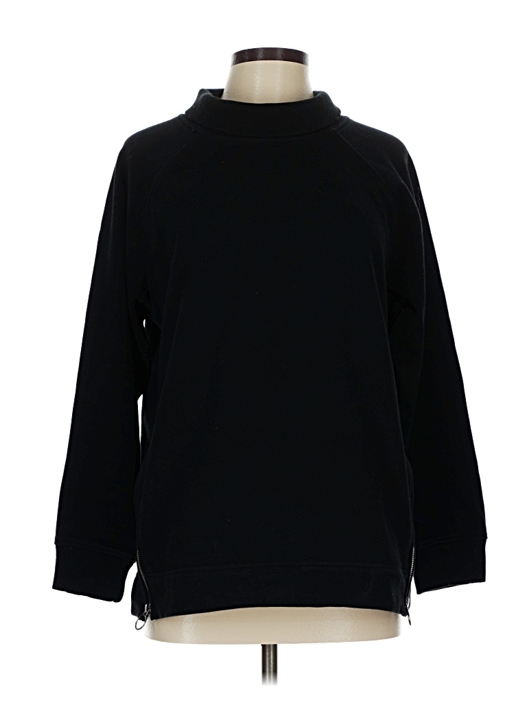 Pre-owned Athleta Turtleneck Sweater In Black
