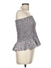 Bridge 100% Polyester Paisley Blue Tube Top Size M - photo 4