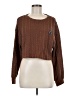 Shein Brown Pullover Sweater Size M - photo 1