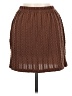 Shein Solid Brown Casual Skirt Size M - photo 2