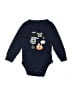 Carter's 100% Cotton Graphic Blue Long Sleeve Onesie 12-18 MO / 18 MO - photo 1