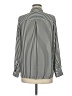 H&M 100% Polyester Stripes Black Long Sleeve Blouse Size 8 - photo 2