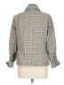 Christopher & Banks Plaid Gray Long Sleeve Button-Down Shirt Size L - photo 2