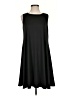 Allison Brittney Solid Black Casual Dress Size S - photo 1