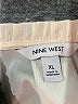 Nine West 100% Polyester Ivory Short Sleeve Blouse Size XL - photo 7