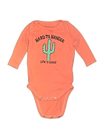Life Is Good Long Sleeve Onesie (view 1)