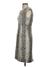 Calvin Klein Graphic Gray Cocktail Dress Size 4 - photo 5