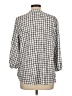Apt. 9 Silver 3/4 Sleeve Blouse Size L - photo 2