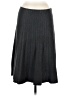 Milano Solid Gray Formal Skirt Size M - photo 1