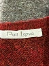 Assorted Brands Hearts Burgundy Pullover Sweater Size L - photo 7