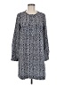 Gap 100% Polyester Print Blue Casual Dress Size M - photo 1
