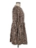 Zara Animal Print Brown Casual Dress Size M - photo 4
