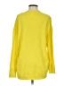 FUZZI 100% Cotton Yellow Pullover Sweater Size S - photo 2