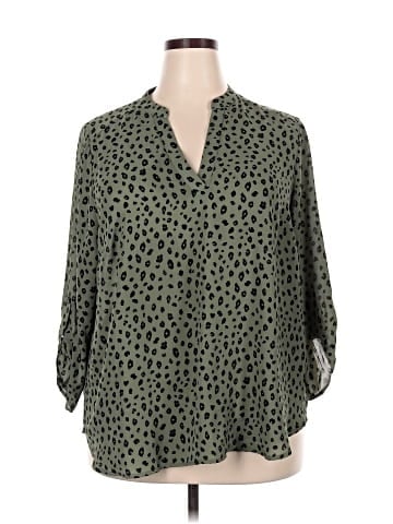 Lush 3/4 Sleeve Blouse (view 1)