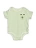 Huggies Stripes Green Short Sleeve Onesie Size 3-6 mo - photo 1