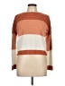 Love Ellie 100% Acrylic Color Block Orange Pullover Sweater Size L - photo 1