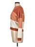 Love Ellie 100% Acrylic Color Block Orange Pullover Sweater Size L - photo 5