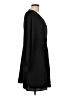 Express 100% Polyester Solid Black Casual Dress Size L - photo 4